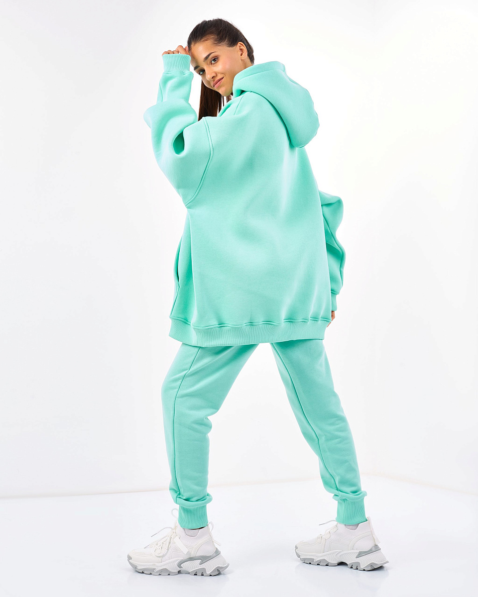 Худи с начесом №19 Morning breeze, карман “Кенгуру” Худи с начесом №19 Morning breeze, карман “Кенгуру”