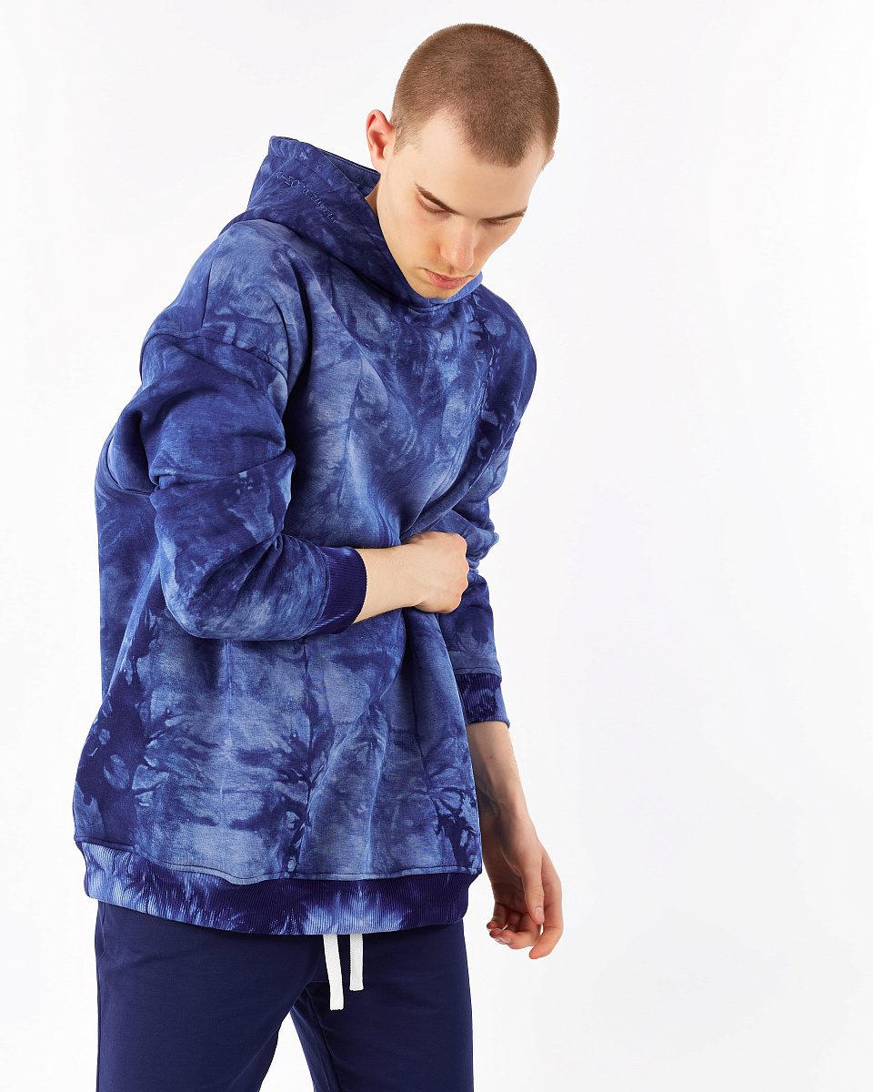 Худи с начесом Indigomania, карманы боковые Худи с начесом Indigomania, карманы боковые