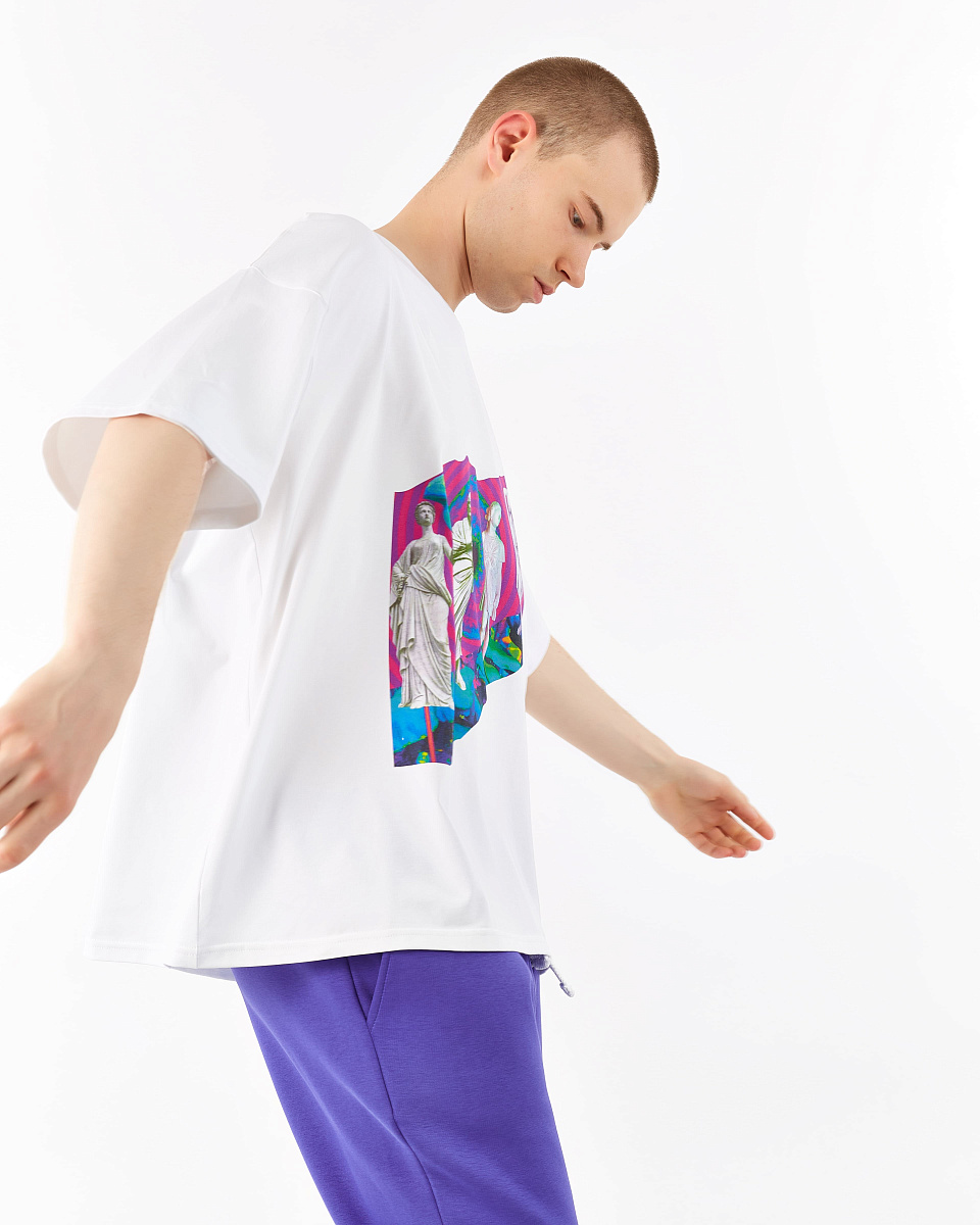 Футболка с принтом №7 Статуи Футболка с принтом №7 Статуи