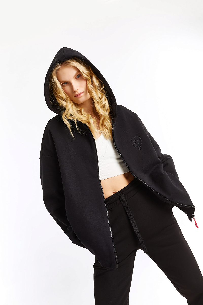 Куртка-худи на молнии №16 Night flight Куртка-худи на молнии №16 Night flight