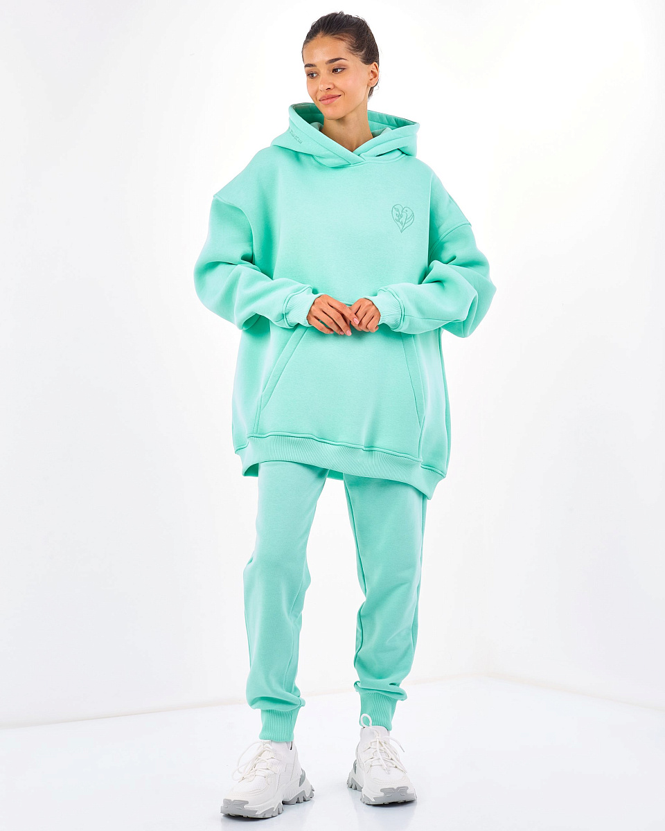 Худи с начесом №19 Morning breeze, карман “Кенгуру” Худи с начесом №19 Morning breeze, карман “Кенгуру”