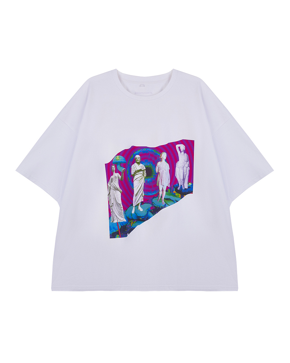 Футболка с принтом №7 Статуи Футболка с принтом №7 Статуи