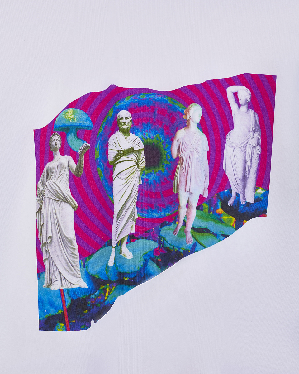 Футболка с принтом №7 Статуи Футболка с принтом №7 Статуи